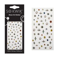 SoKwik - Ornamente Unghii - Nail Art Sticker - Jewel 174