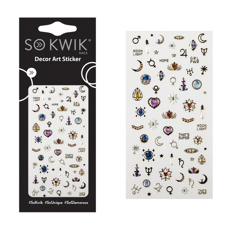 SoKwik - Ornamente Unghii - Nail Art Sticker - Jewel 179