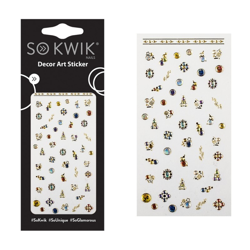 SoKwik - Ornamente Unghii Nail Art Sticker Jewel 180