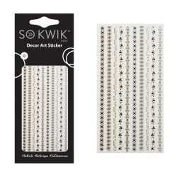 SoKwik - Ornamente Unghii - Nail Art Sticker - Rococo 18th - 181