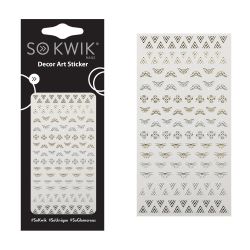 SoKwik - Ornamente Unghii - Nail Art Sticker - Rococo 18th - 184