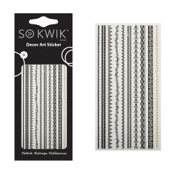 SoKwik - Ornamente Unghii - Nail Art Sticker - Lace 186