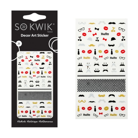 SoKwik - Ornamente Unghii - Water Free Decals 188