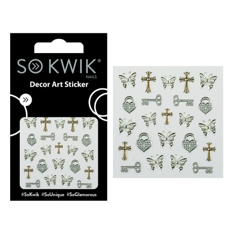 SoKwik - Ornamente Unghii - Nail Art Sticker - Dazzling 204