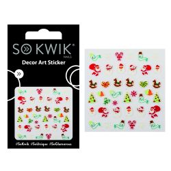 SoKwik - Ornamente Unghii - Nail Art Sticker - Christmas 214