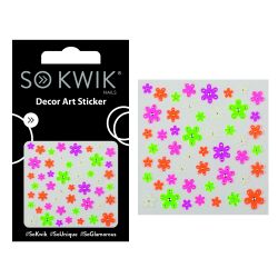 SoKwik - Ornamente Unghii - Nail Art Sticker - Neon 228