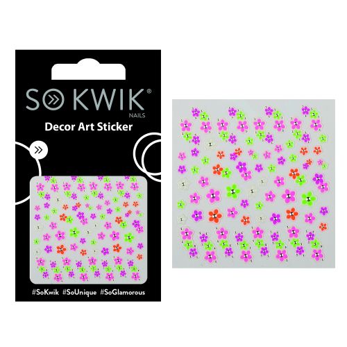 SoKwik - Ornamente Unghii - Nail Art Sticker - Neon 229