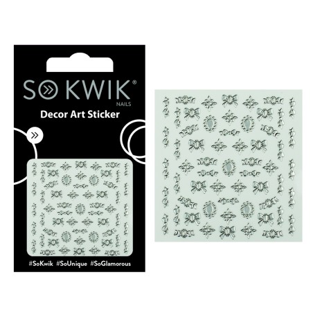 SoKwik - Ornamente Unghii - Nail Art Sticker - Antique 233