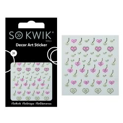 SoKwik - Ornamente Unghii - Nail Art Sticker - Flower 238