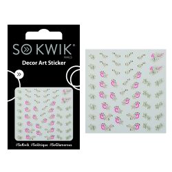 SoKwik - Ornamente Unghii - Nail Art Sticker - Flower 239