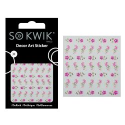 SoKwik - Ornamente Unghii - Nail Art Sticker - Flower 241