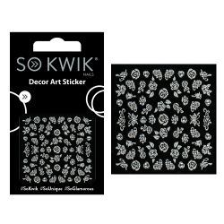 SoKwik - Ornamente Unghii - Nail Art Sticker - Flower 243
