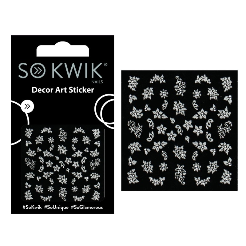 SoKwik - Ornamente Unghii Nail Art Sticker Flower 245 SoKwik - Ornamente Unghii Nail Art Sticker Flower 245