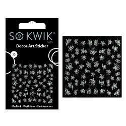 SoKwik - Ornamente Unghii - Nail Art Sticker - Flower 248