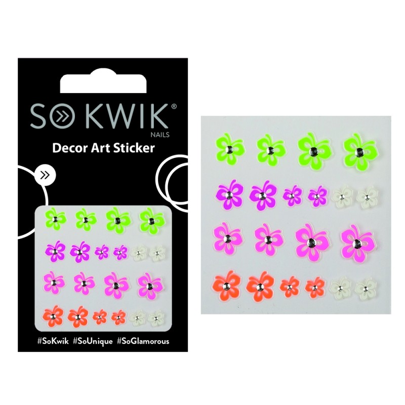 SoKwik - Ornamente Unghii Nail Art Sticker Flower 251 SoKwik - Ornamente Unghii Nail Art Sticker Flower 251