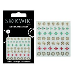 SoKwik - Ornamente Unghii - Nail Art Sticker - Jewel 252