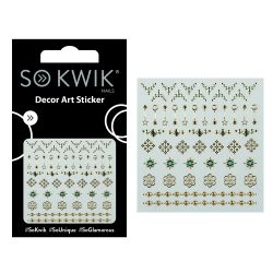 SoKwik - Ornamente Unghii - Nail Art Sticker - Jewel 254