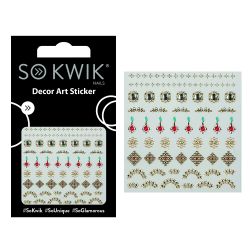 SoKwik - Ornamente Unghii - Nail Art Sticker - Jewel 255