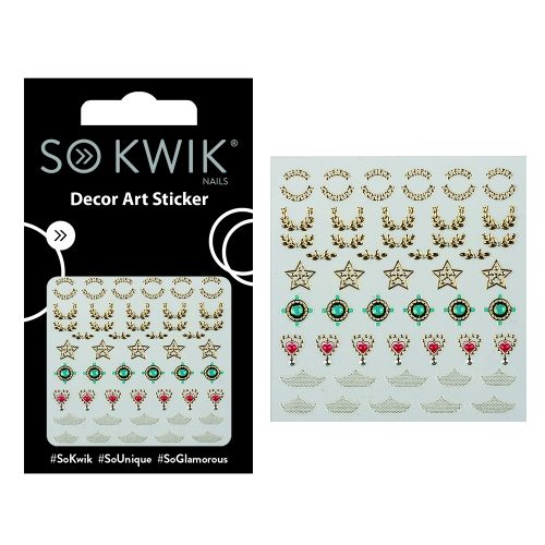 SoKwik - Ornamente Unghii - Nail Art Sticker - Jewel 256