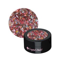 Crystal Nails - Nail Art Glitter 3D - Peach