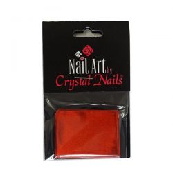 Crystal Nails - Suport intaritor aluminiu - Rosu (20buc)