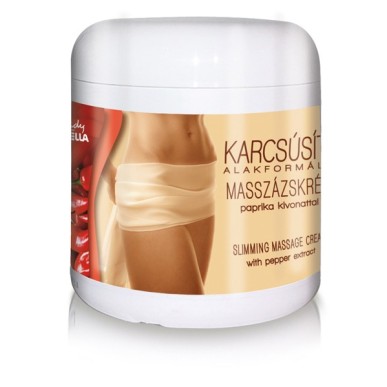 Lady Stella - Crema de Masaj pentru Subtiere si Remodelare Corporala cu Extract de Ardei iute (500ml)