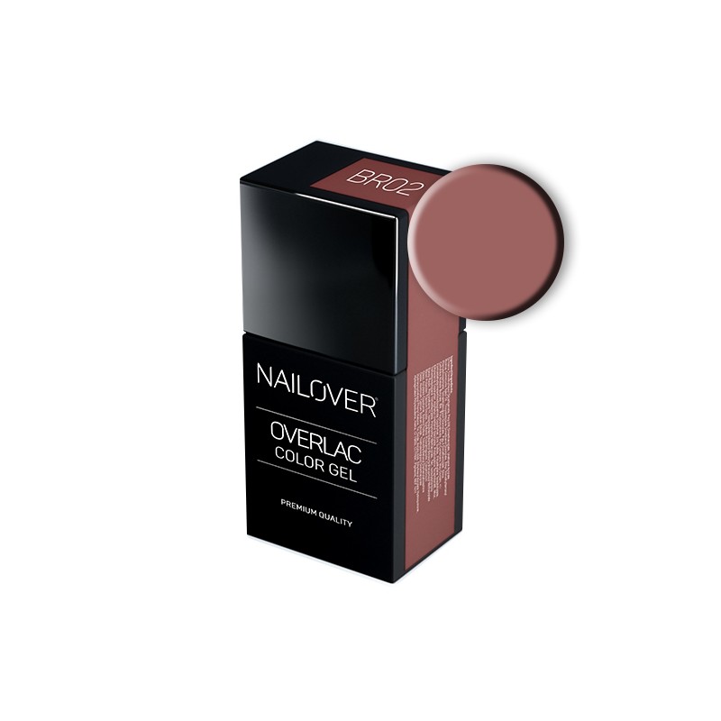 Nailover - Overlac Color Gel - BR02 (15ml)