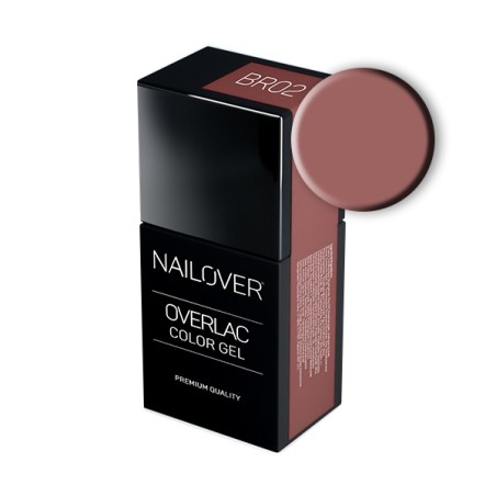 Nailover - Overlac Color Gel - BR02 (15ml)