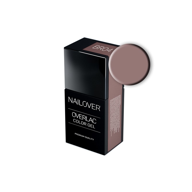 Nailover - Overlac Color Gel - BR04 (15ml) Nailover - Overlac Color Gel - BR04 (15ml)
