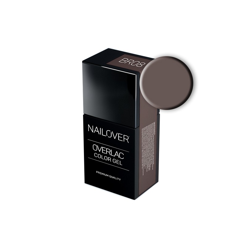 Nailover - Overlac Color Gel - BR08 (15ml) Nailover - Overlac Color Gel - BR08 (15ml)