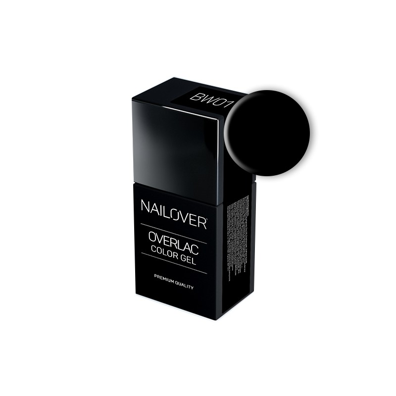 Nailover - Overlac Color Gel - BW01 (15ml) Nailover - Overlac Color Gel - BW01 (15ml)