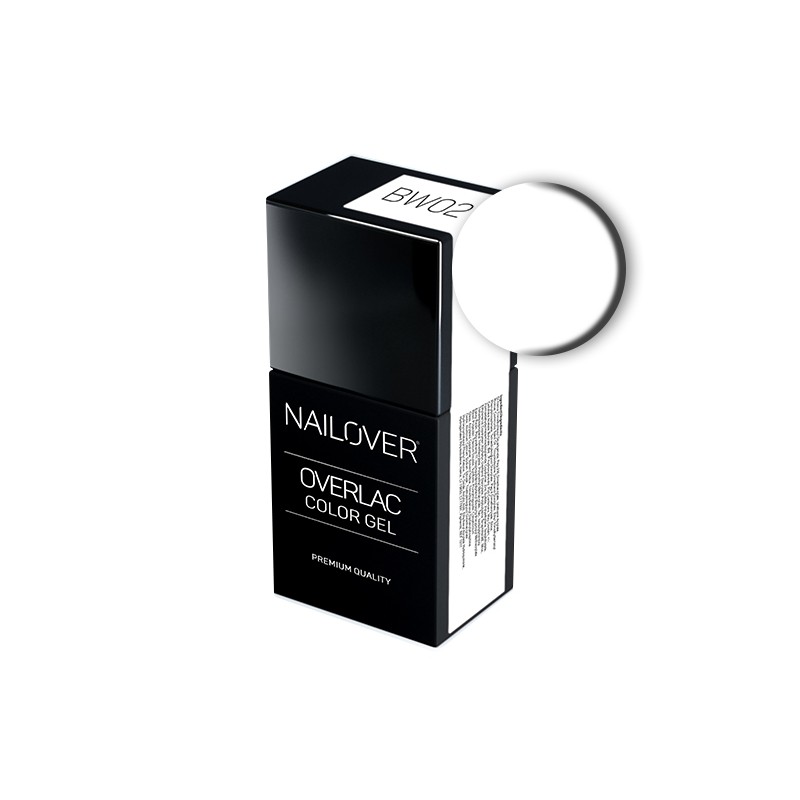 Nailover - Overlac Color Gel - BW02 (15ml) Nailover - Overlac Color Gel - BW02 (15ml)