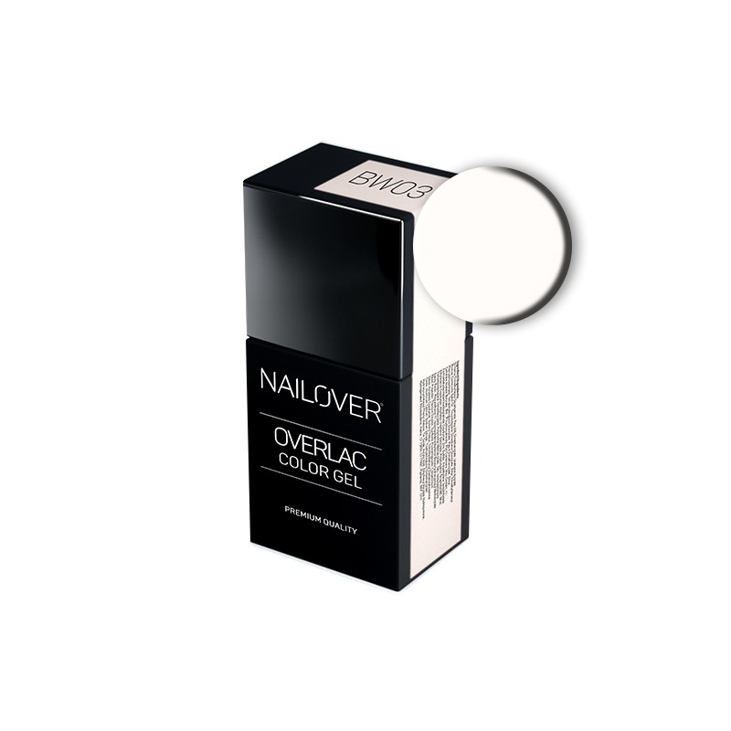 Nailover - Overlac Color Gel - BW03 (15ml) Nailover - Overlac Color Gel - BW03 (15ml)