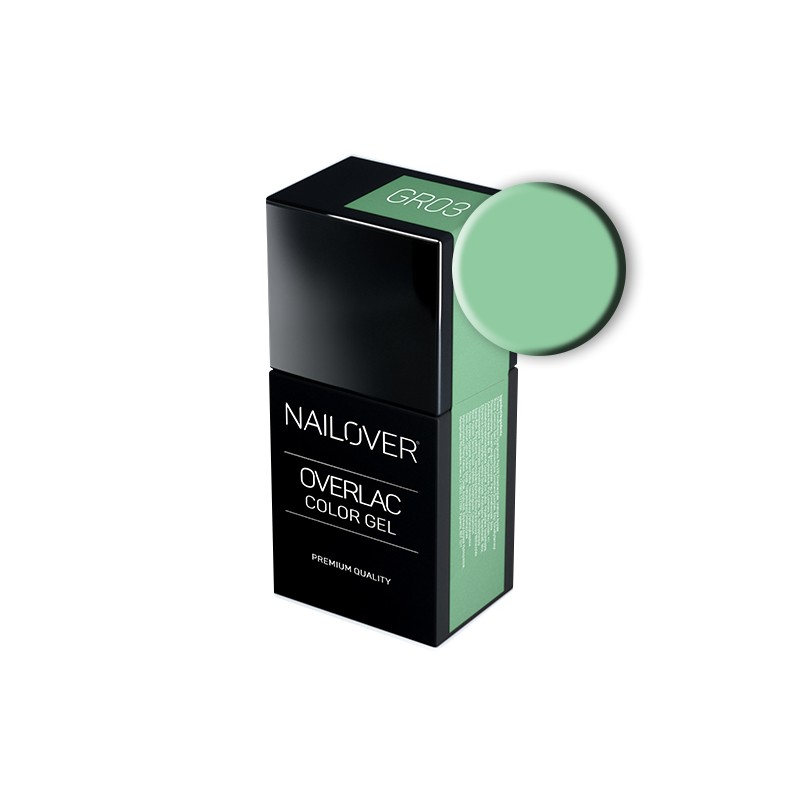 Nailover - Overlac Color Gel - GR03 (15ml) Nailover - Overlac Color Gel - GR03 (15ml)