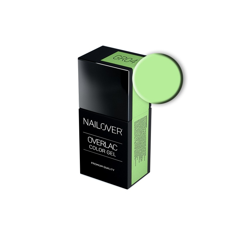 Nailover - Overlac Color Gel - GR04 (15ml) Nailover - Overlac Color Gel - GR04 (15ml)