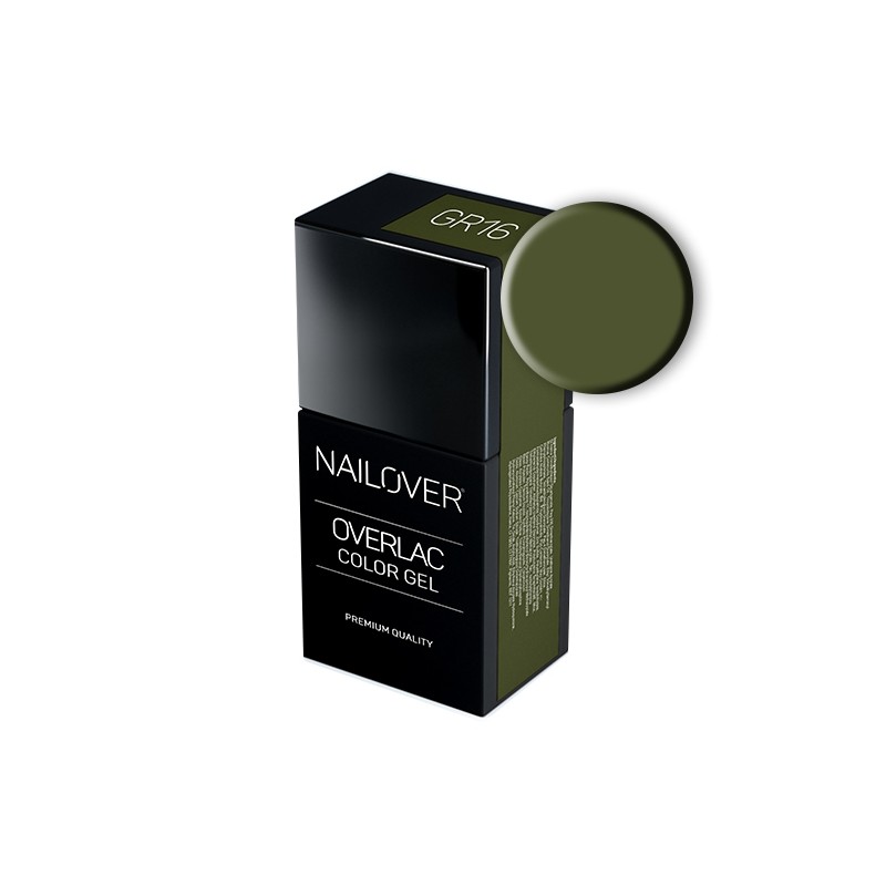 Nailover - Overlac Color Gel - GR16 (15ml) Nailover - Overlac Color Gel - GR16 (15ml)