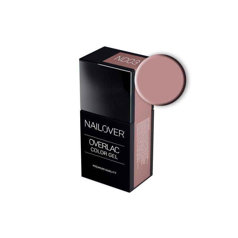 Nailover - Overlac Color Gel - ND03 (15ml) Nailover - Overlac Color Gel - ND03 (15ml)