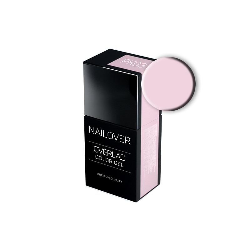 Nailover - Overlac Color Gel - PK03 (15ml) Nailover - Overlac Color Gel - PK03 (15ml)
