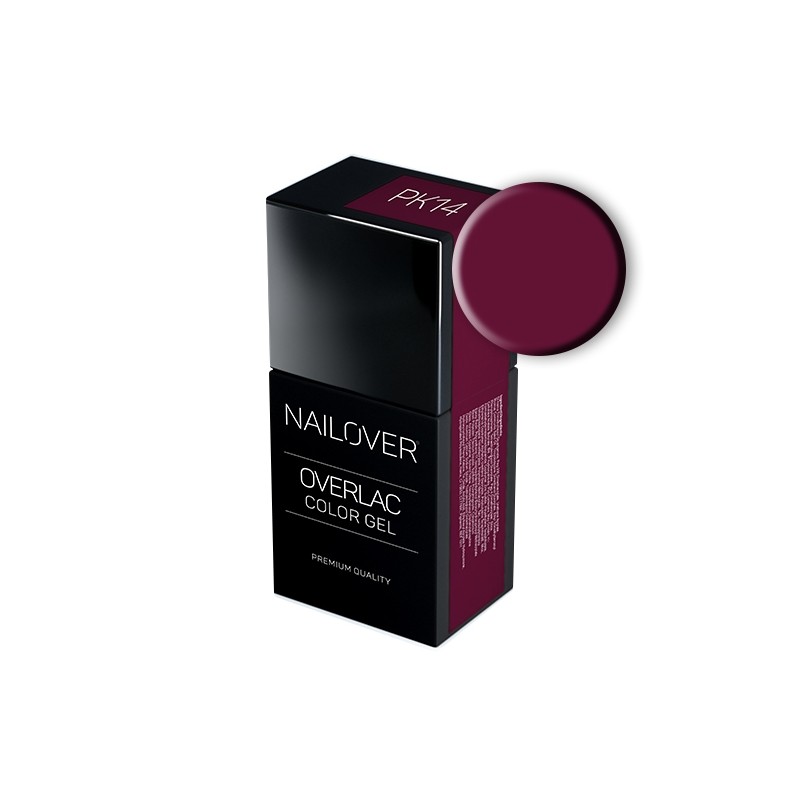 Nailover - Overlac Color Gel - PK14 (15ml) Nailover - Overlac Color Gel - PK14 (15ml)
