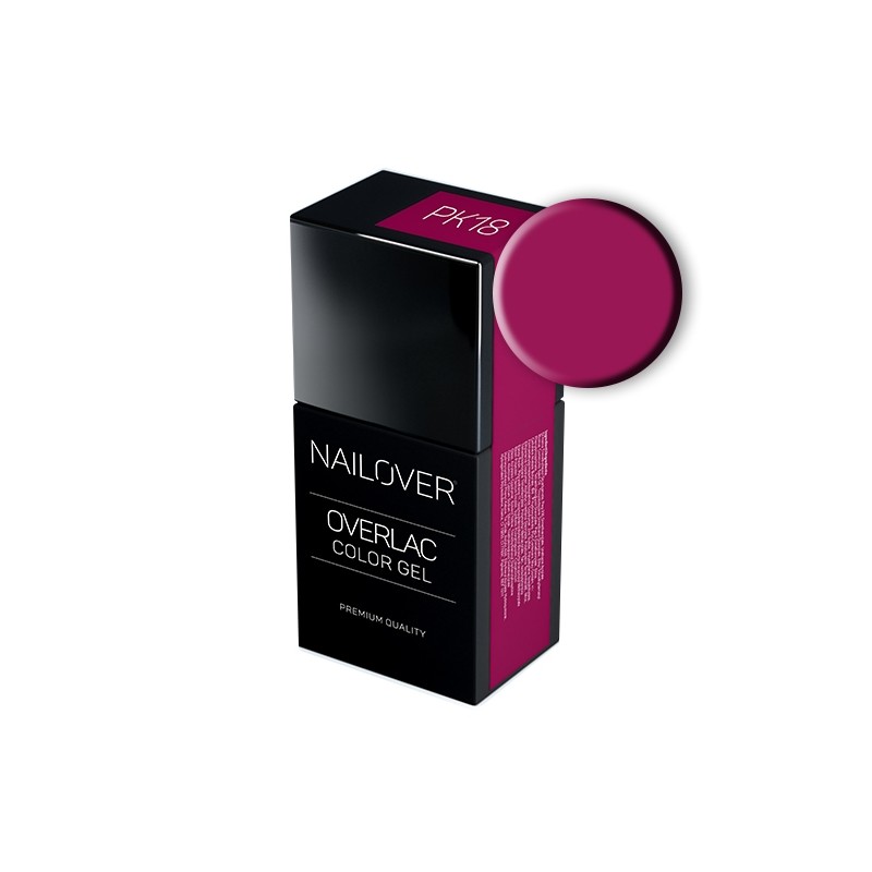 Nailover - Overlac Color Gel - PK18 (15ml)