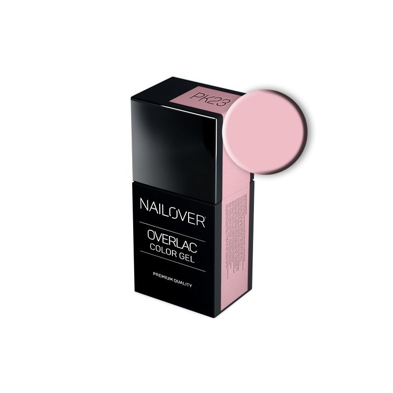 Nailover - Overlac Color Gel - PK23 (15ml) Nailover - Overlac Color Gel - PK23 (15ml)