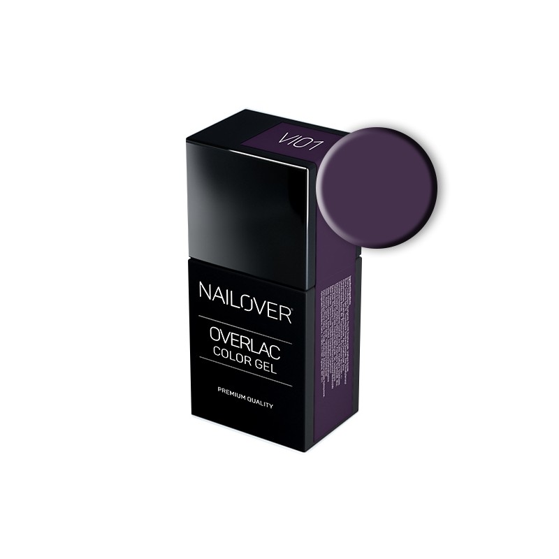 Nailover - Overlac Color Gel - VI01 (15ml) Nailover - Overlac Color Gel - VI01 (15ml)