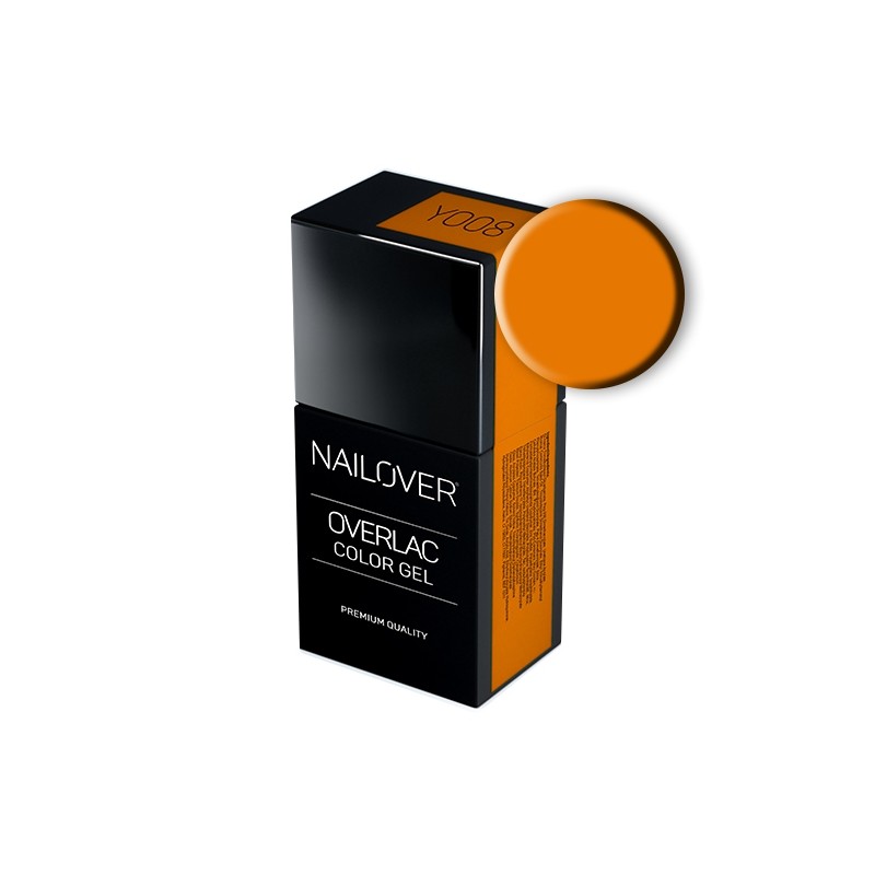 Nailover - Overlac Color Gel - YO08 (15ml)