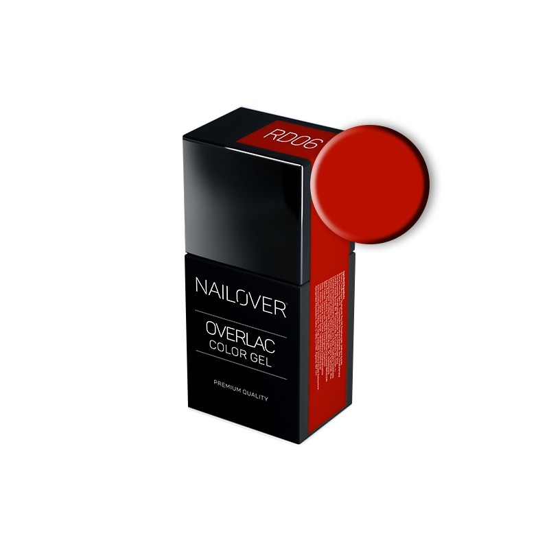 Nailover - Overlac Color Gel - RD06 (15ml) Nailover - Overlac Color Gel - RD06 (15ml)