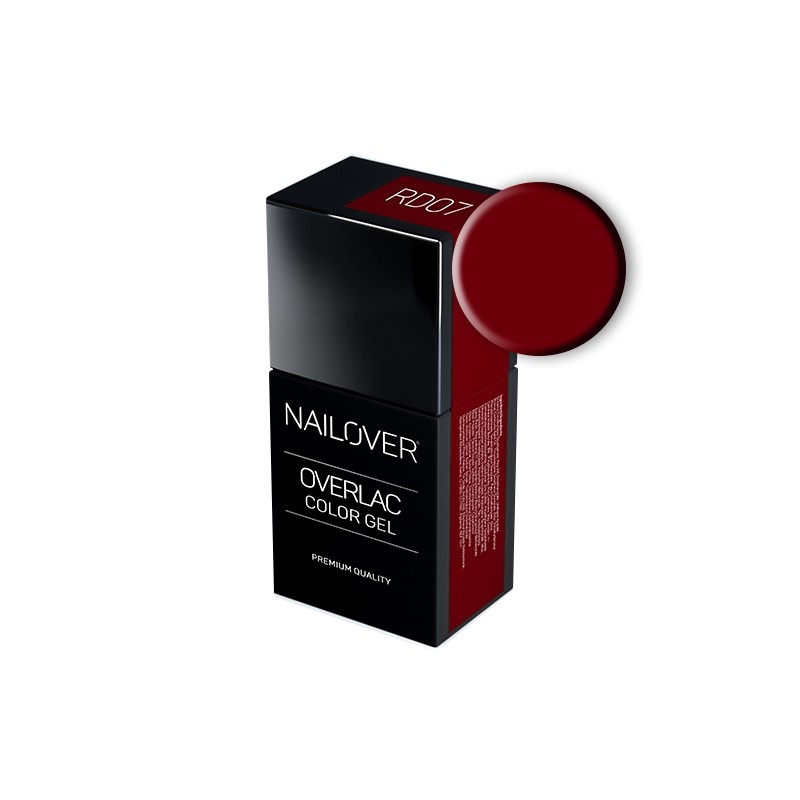 Nailover - Overlac Color Gel - RD07 (15ml) Nailover - Overlac Color Gel - RD07 (15ml)