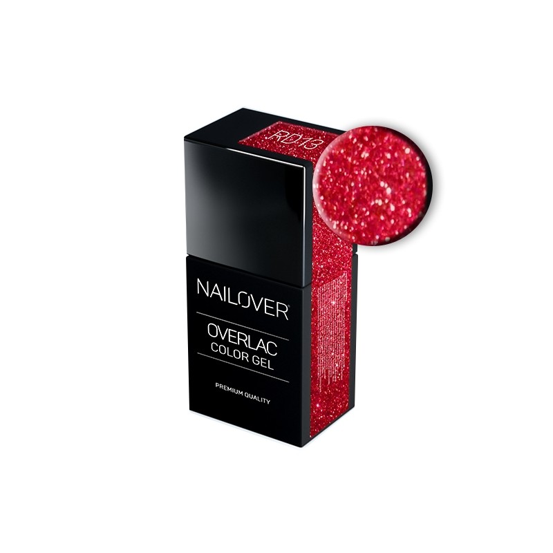 Nailover - Overlac Color Gel - RD13 (15ml) Nailover - Overlac Color Gel - RD13 (15ml)