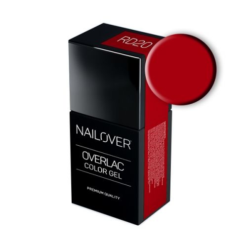 Nailover - Overlac Color Gel - RD20 (15ml)