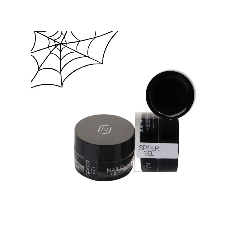 Nailover - Spider Gel Effect - Negru (5ml)