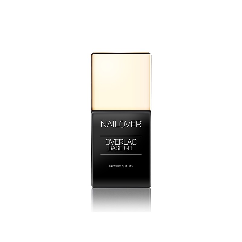 Nailover - Overlac Base Gel - Plus Base Gel (15ml) Nailover - Overlac Base Gel - Plus Base Gel (15ml)