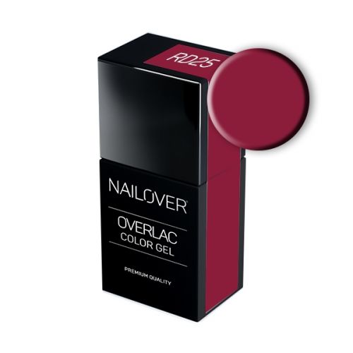 Nailover - Overlac Color Gel - RD25 (15ml)